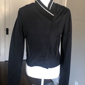 A|X Armani Exchange Asymmetrical zip stretch blazer Size Medium